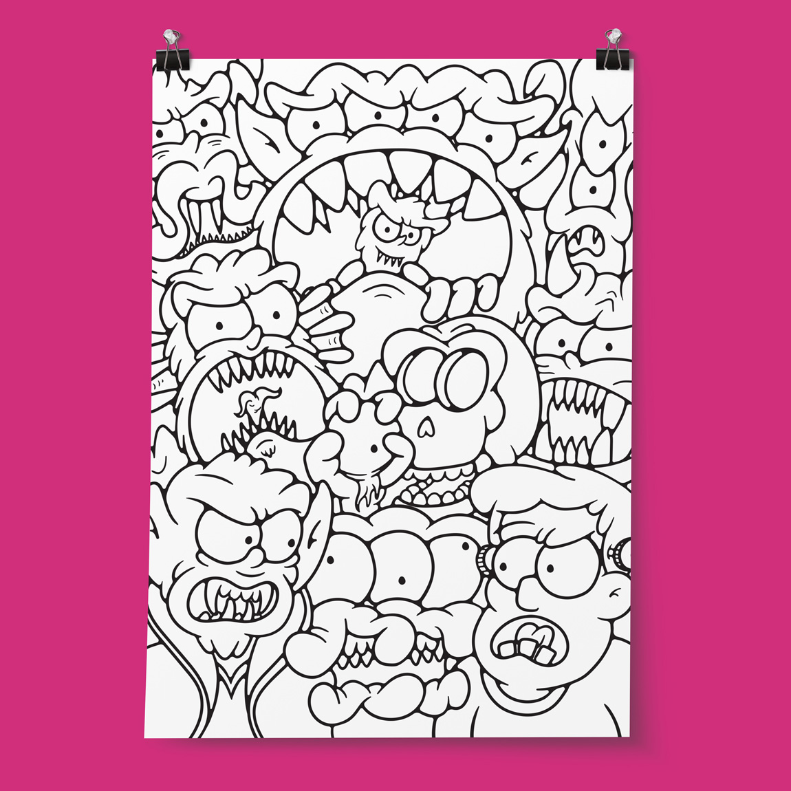 Buy a giant Colorable poster